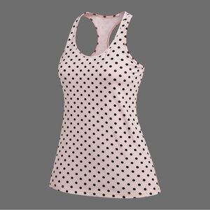 Lululemon Cool Racerback Tank Top - High Noon Dot Blush Quartz/Black